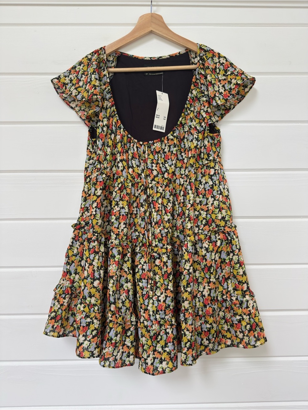 Urban Outfitters Floral Babydoll Dress S